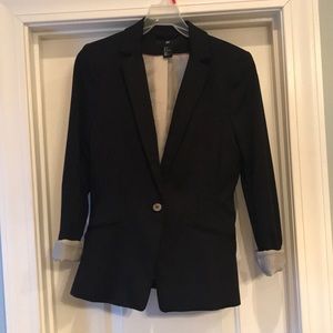 H&M fitted blazer (one button), size 8